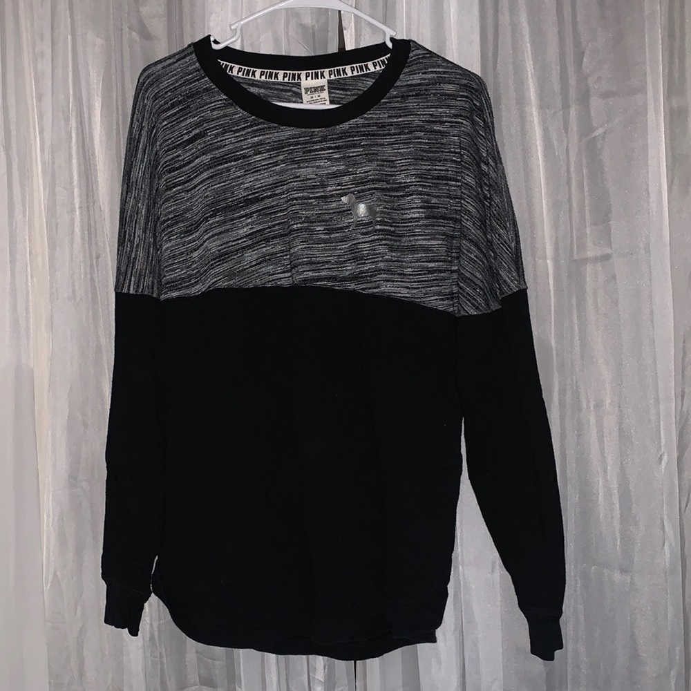 Brand Pink, long sleeve knit shirt, size medium